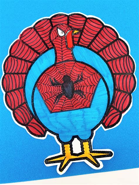 Spiderman Turkey Invitations