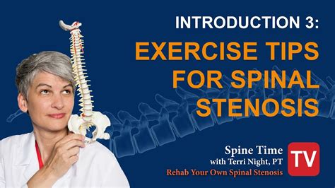 Spinal Stenosis Exercise Tips