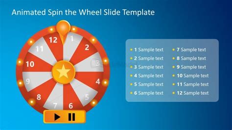 Spinning Wheel PowerPoint Template