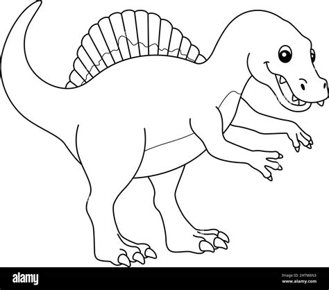 Spinosaurus coloring page 2