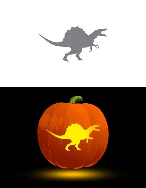 Spinosaurus Pumpkin Carving