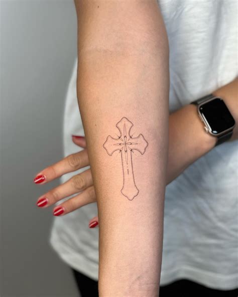 Spiritual tattoo on the forearm