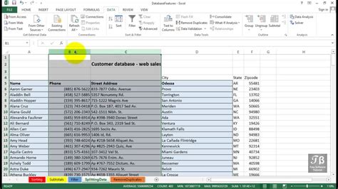 Split Excel Data into Separate Files