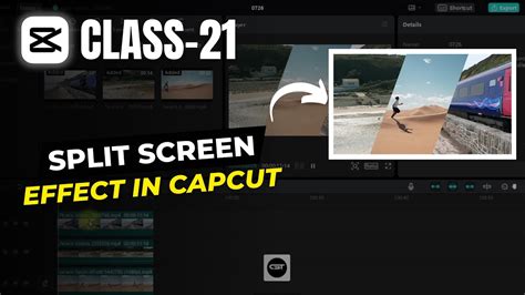 Example of Split Screen Effects in CapCut Template