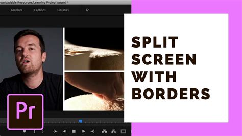 Split screen graphics examples