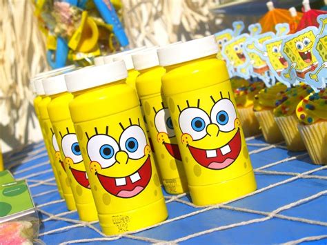 Spongebob Birthday Party Favors 1