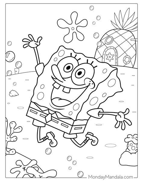 Spongebob coloring pages pdf