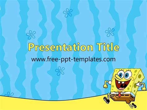 SpongeBob Google Slides Templates Examples