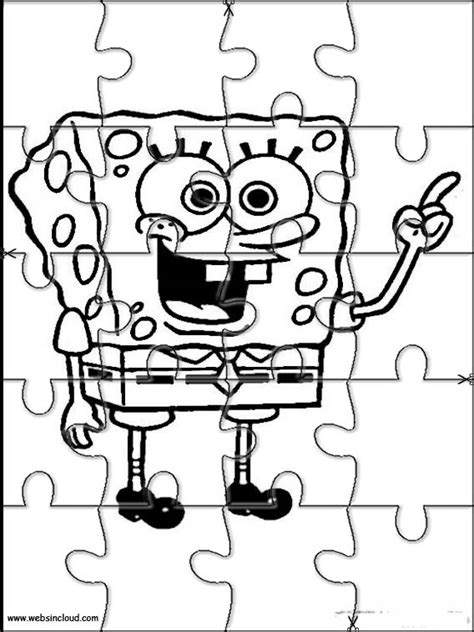 Spongebob Printable Puzzles