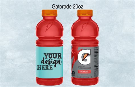 Sponsorship Gatorade Bottle Labels