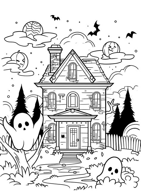 Spooky Coloring Pages