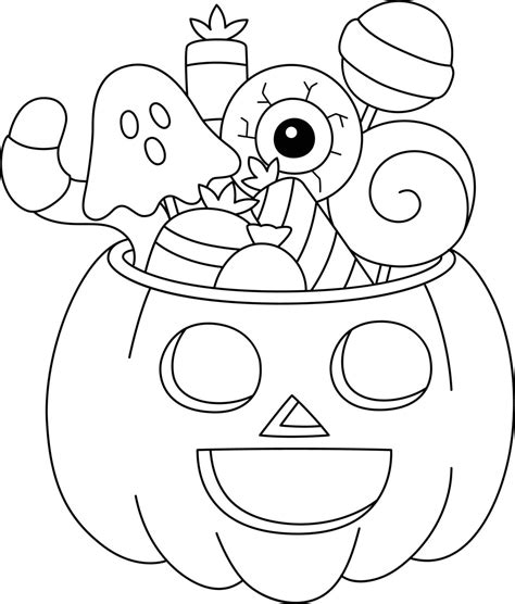 Spooky Coloring Pages For Kids