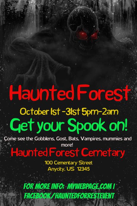 Spooky Forest Flyer