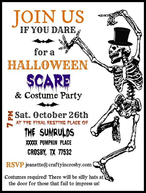 Spooky Halloween Party Invitations Gallery 9