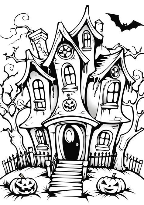 Spooky Printable Coloring Pages For Kids