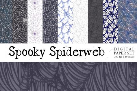 Spooky Spider Web Paper Chain