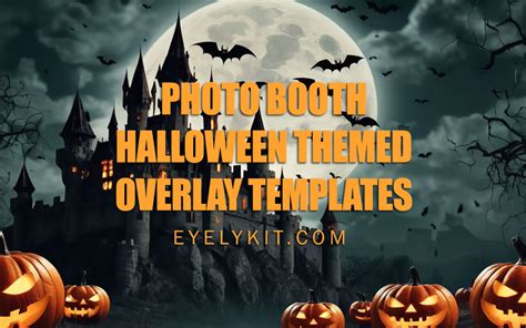 Spooky Templates for Halloween Photo Booth