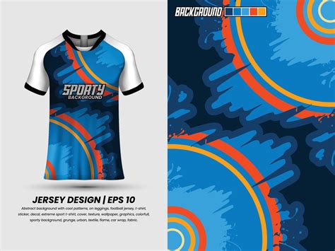 Customizable sport t-shirt design template 2