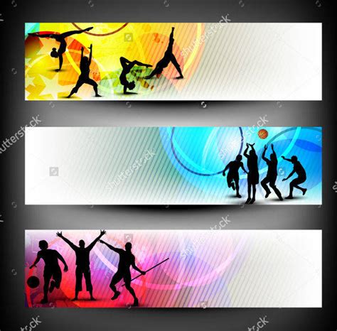 Sports banner templates design trends