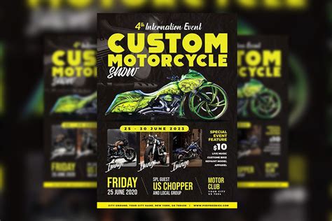 Sports Bike Show Flyer Template