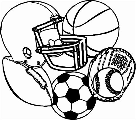 Sports coloring page with intricate details and shapes