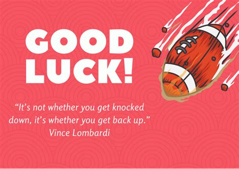 Sports Good Luck Cards