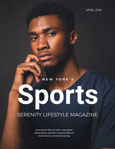 Sports Magazine Template