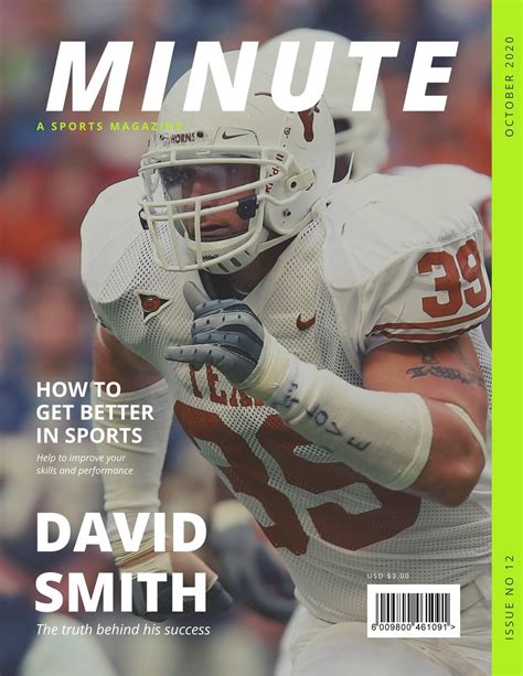 Sports Magazine Template