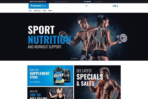 Sports Nutrition Template 4