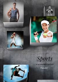 Sports Photo Collage Design