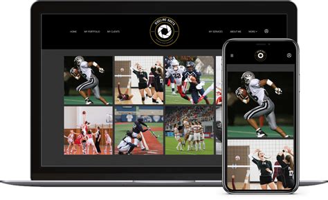 Sports Photography Portfolio Template