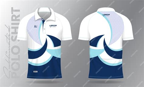 Sports polo shirt template