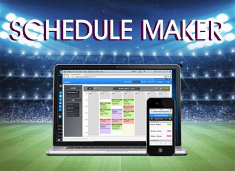 Sports Schedule Maker Example