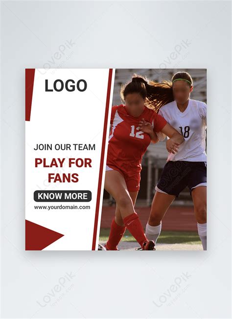 Sports Social Media Template Photoshop