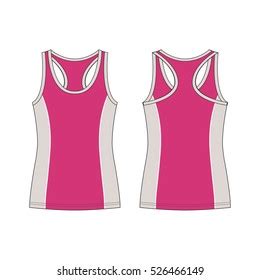 Sports tank top template