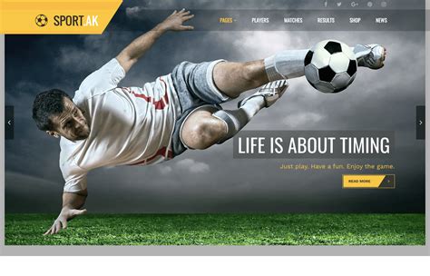 Sports PowerPoint template 5