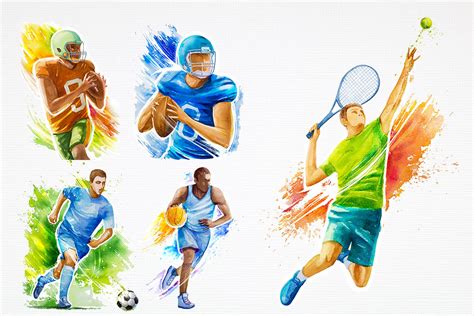 Sports Themed Illustrations