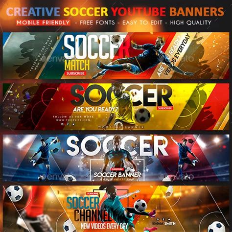 Sports YouTube Banner Template