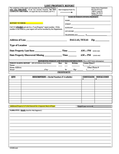 Fake Criminal Record Template