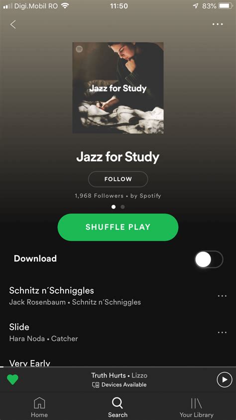 Spotify Template Example 2