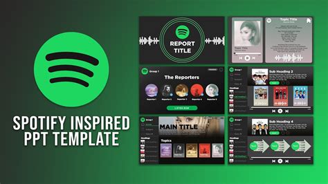 Spotify Wrapped PowerPoint Template