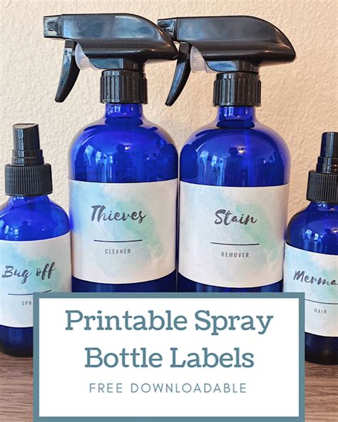 Uses for Spray Bottle Labels