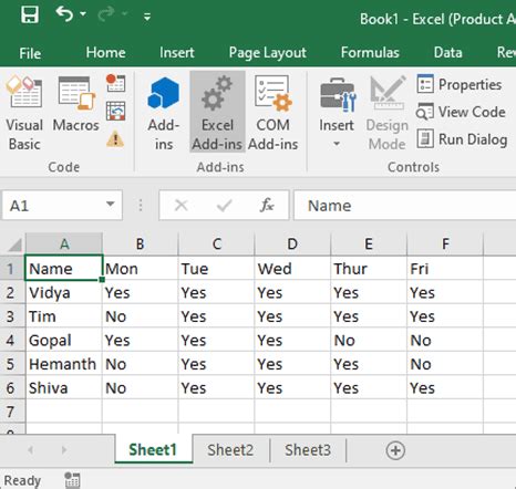 Spreadsheet Macros