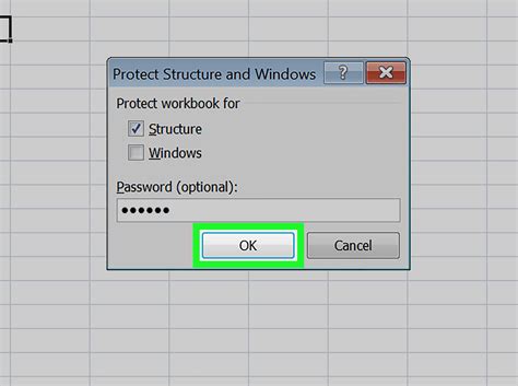 Spreadsheet password protection