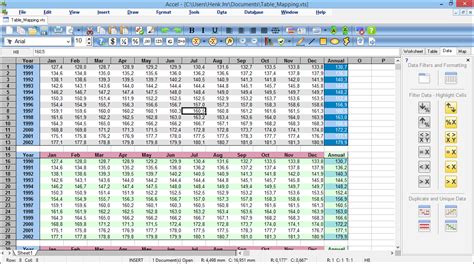 Using a spreadsheet program to create a Loteria template