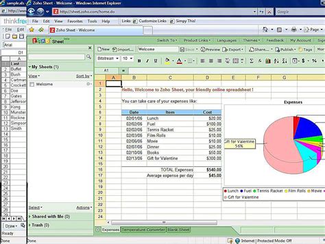 Spreadsheet Software Gallery 3