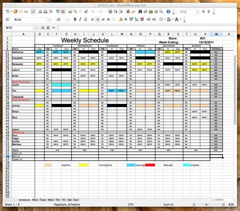 Sources for free printable spreadsheet templates