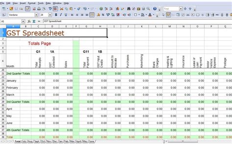 Spreadsheet Template Examples