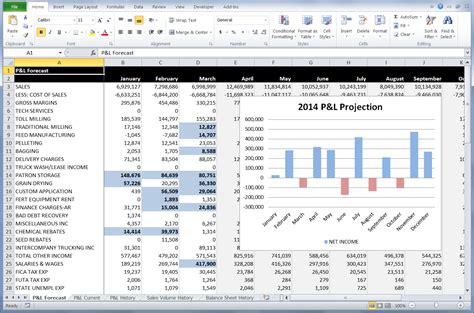 Spreadsheet Template Examples for Students