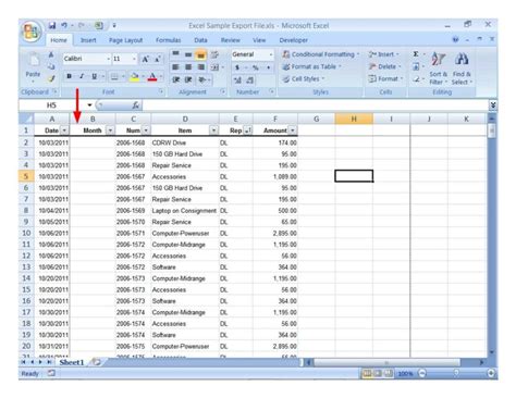 A screenshot of a spreadsheet template